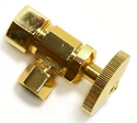 Picture of Universal polished brass angle stop-222024